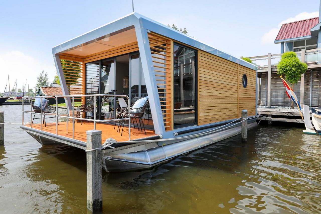 Hotel Luxe Houseboat Skoft Grou Zewnętrze zdjęcie